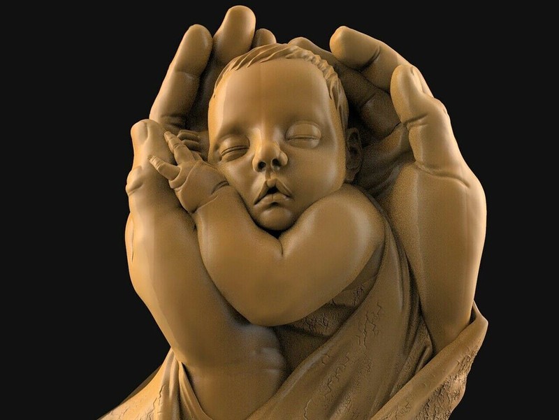 Polymer Clay ,Resin, gypsum, soap, candle mold baby mold