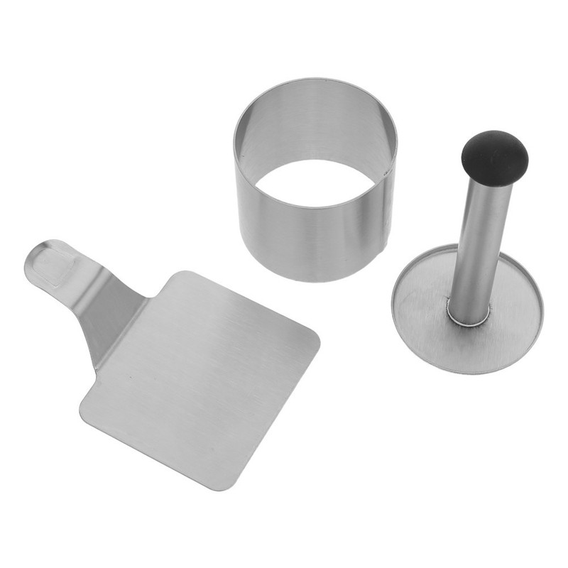 Food Forming Ring Round Cookie Mold Burger Patty Press Cheesecake gallery