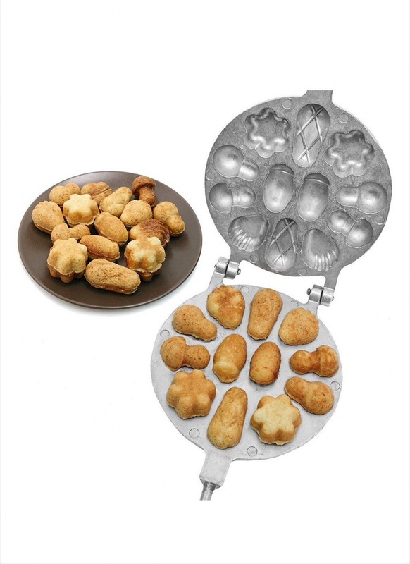 Form for baking nuts with a nut filling. Cookie by cutter. Made in Ukraine gallery