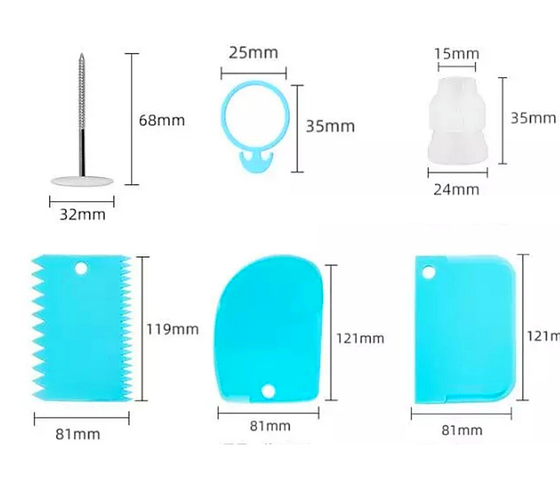 Cake Decorating Kit Set Tools Bags Piping Tips Pastry Icing Bags Nozzles 420 pcs gallery