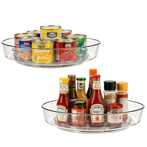 Lazy Susan 10" Turntable for Spice Organization - 2 Pack gallery