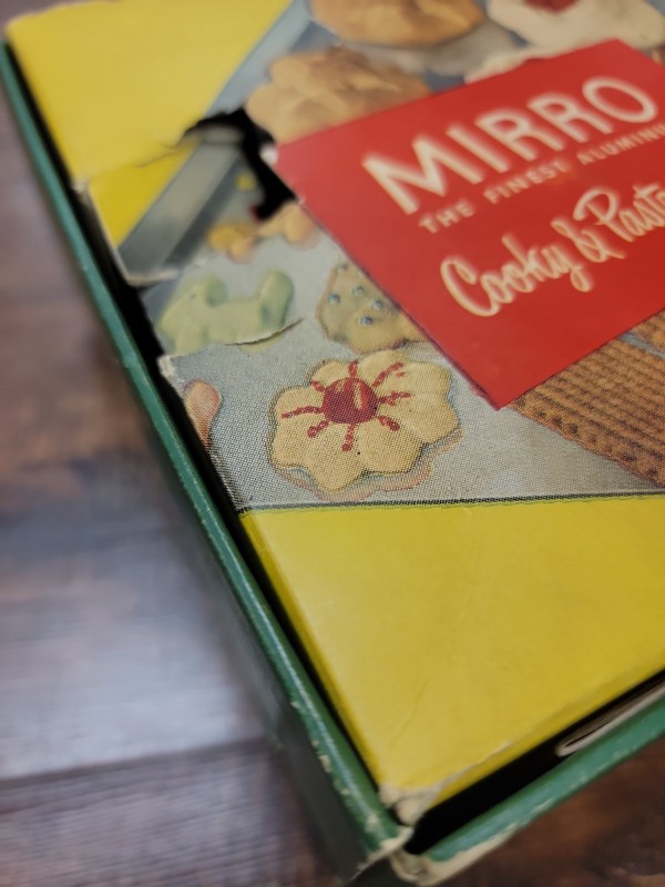 Vtg Mirro Cookie & Pastry Press Cake Decorator Set w/ 12 discs 3 tips Box Recipe gallery