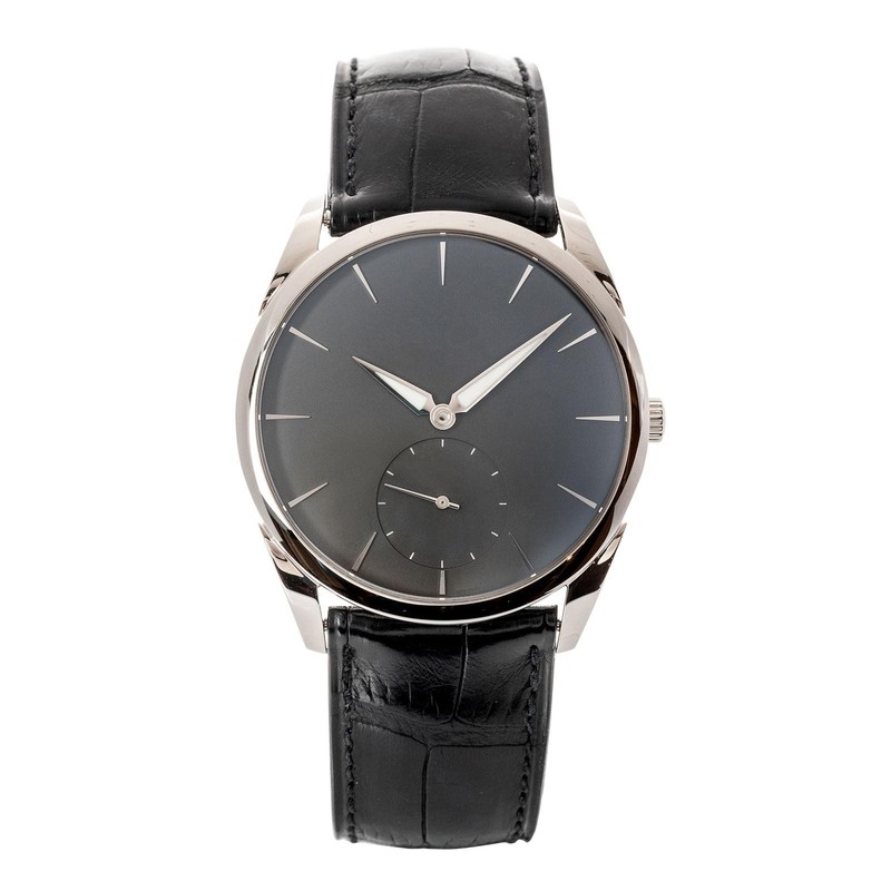 Watch buckle distribution strap 14mm leather strap black gallery