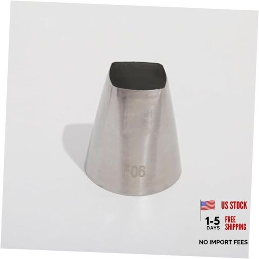 Piping Tips Large Cake Decorating Tools, Stainless Steel Square Round Frosting