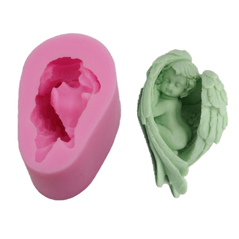 Silicone Epoxy Molds for DIY Angel Shape Casting Toys Making Craft Supplies