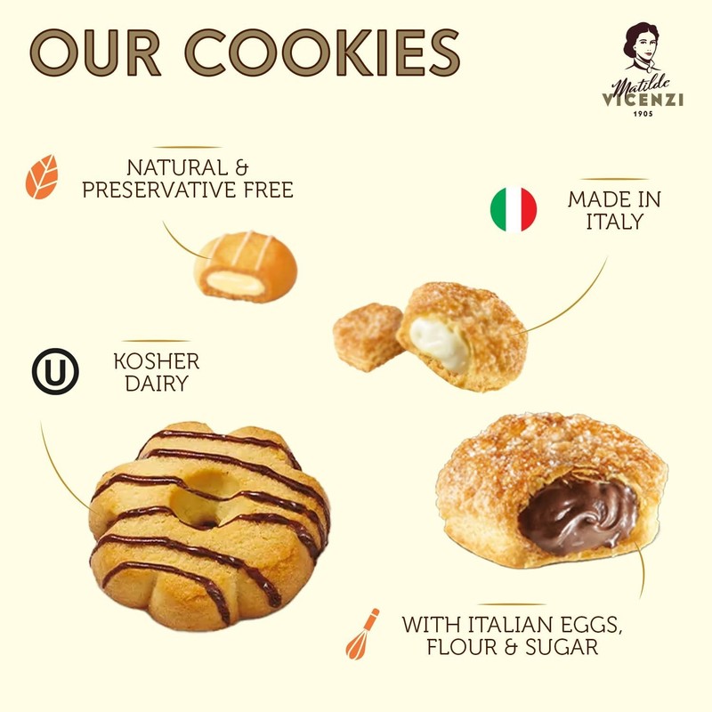 Matilde Vicenzi Verona Gift Tin Assorted Italian Pastries Cookies 32oz Gourmet gallery
