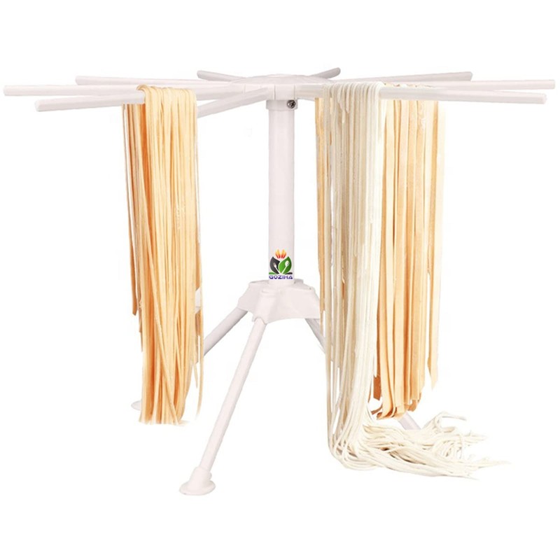 GOZIHA Kitchen Pasta Drying Rack | Make Homemade Fresh | White