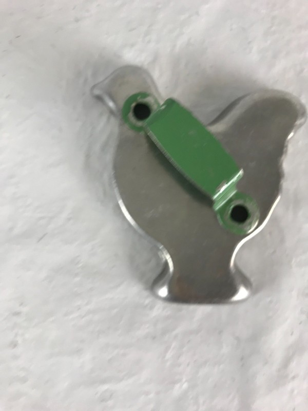 6 vintage Aluminum Green Handle Metal Cookie Cutters Animals, Tree & Man Shape gallery