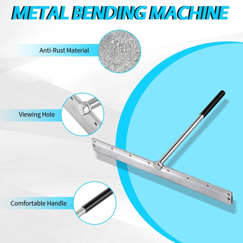 Tshiwort 15.25 Inch Sheet Metal Bender Hand Tool Folds Up To 24 Ga Steel 1 gallery