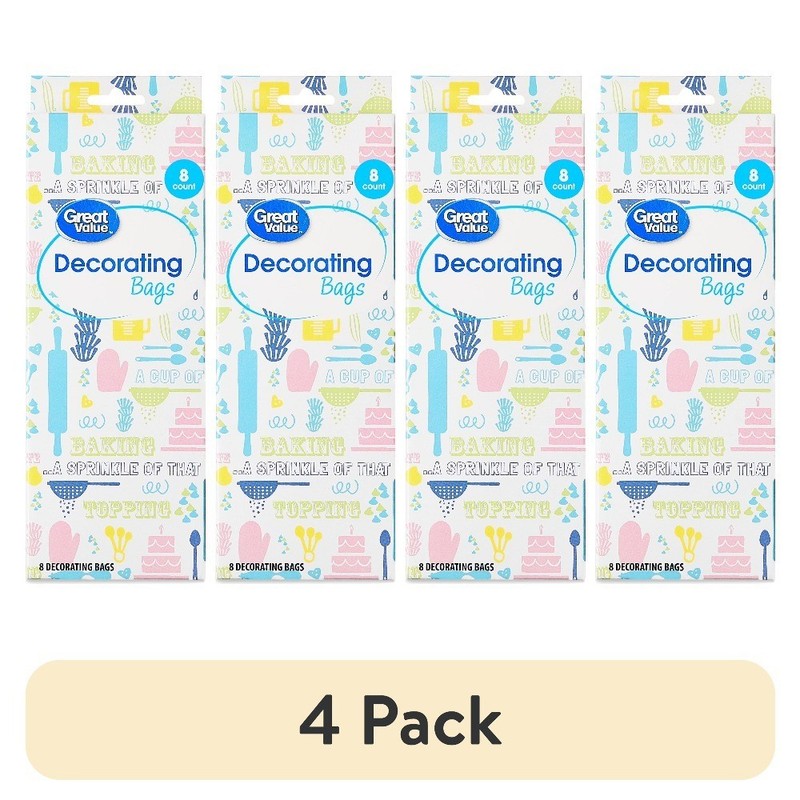Disposable Decorating Bags 100 Pack 8 Inch Piping Icing Cake Frosting Supplies