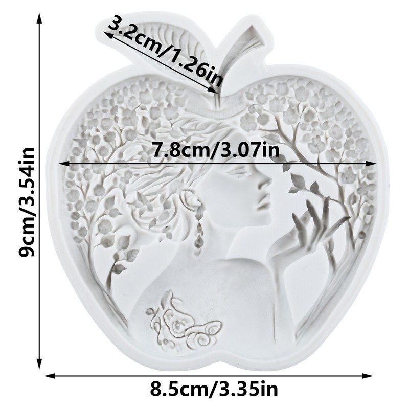 Girl Silicone Mold Fondant Cake Decorating Chocolate Candy Mold gallery