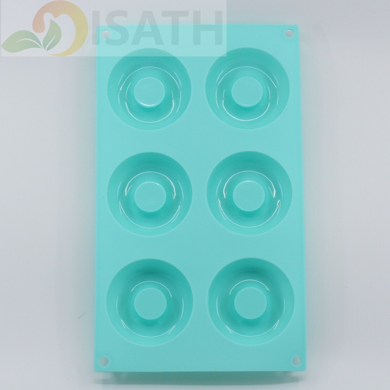 Donuts mold Silicone Soap mold Candy Chocolate Fondant Tray ICE Cube gallery