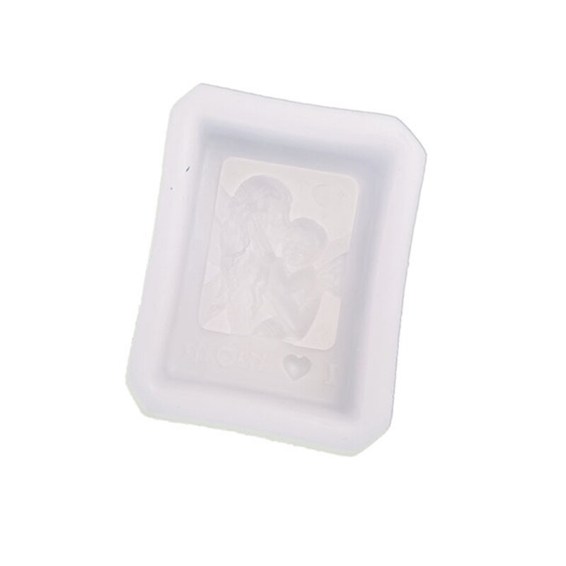 Baby Mother Soap Silicone Moulds DIY Baking Tool I Love Mom Soap Resin Molds