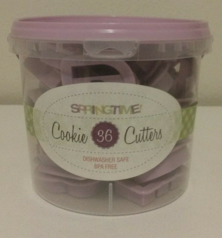 Springtime Purple Mini Letters & Numbers Set Of 36 Cookie Cutters gallery