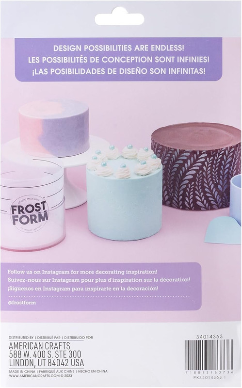 6-Inch Frost Form Cake Decorating Kit with Pan, Liner, and Tools (7 Pieces) gallery