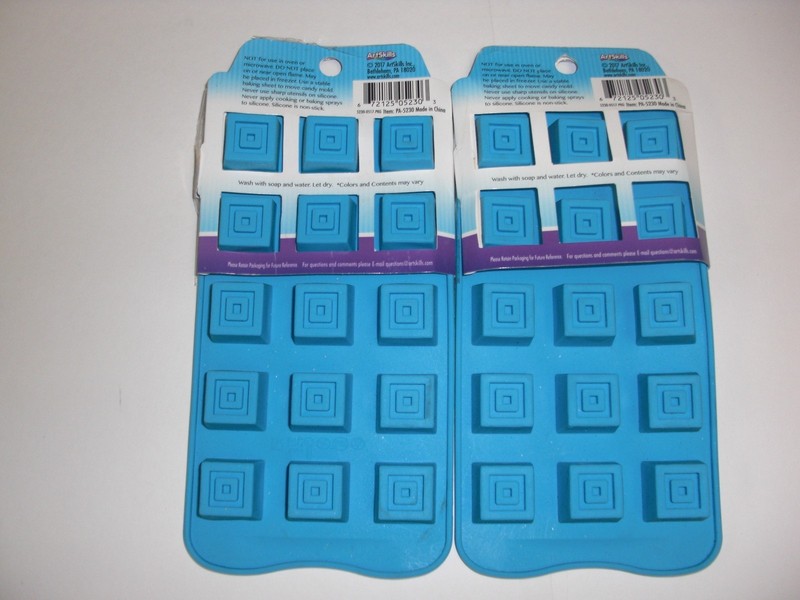 Baked With Love Square Chocolate Candy Mold Nonstick 15 Square Molds MAKE OFFER gallery