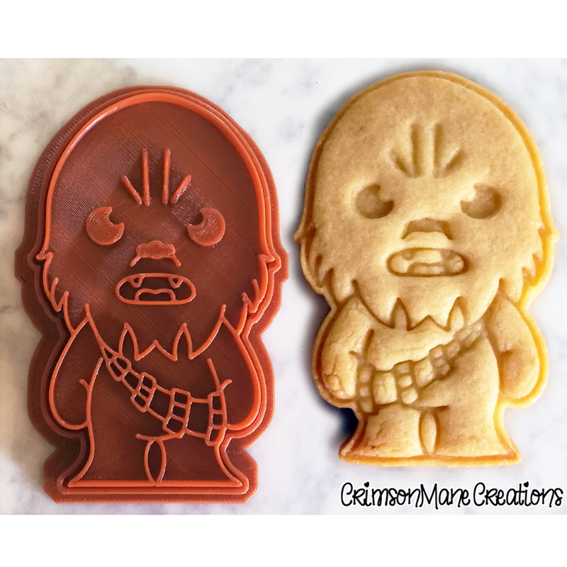 Chewbacca Star Wars Cookie Cutter, Wookie Cookie Biscuit Baking Supplies Fondant