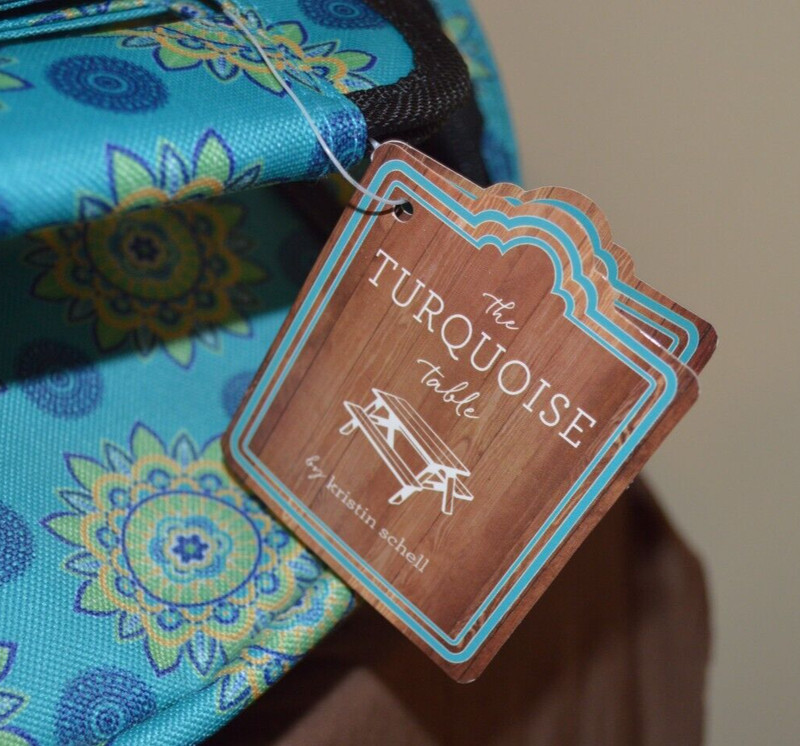 Turquoise Table Kristin Schell Insulated Pie Tote Turquoise/Green Medallion gallery