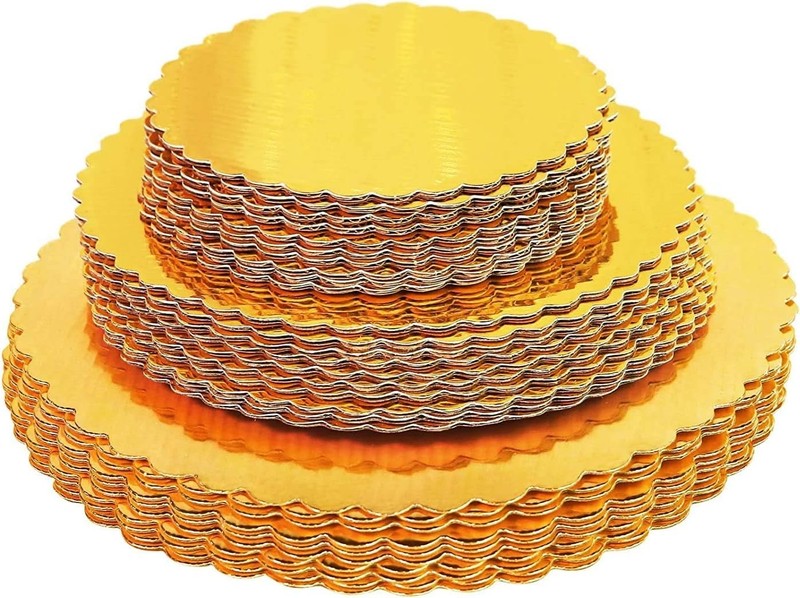 30-Pack Cake Board Rounds, Circle Cardboard Base Boards, 8, 10 and 12-Inch. P... gallery