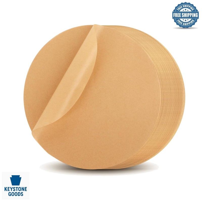 200 Pack 8-Inch Round Baking Parchment Paper Sheets for Non-Stick Baking