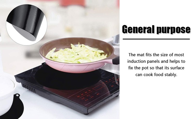 Induction Cooktop Mat, Silicone Household Induction Cookware Protector Mat gallery