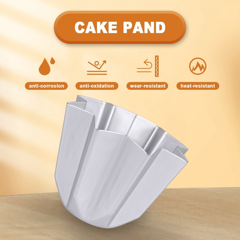 Anodized Aluminum Decorative Mold Cake Bread Pandoro Jelly Chocolate Muffin7242 gallery