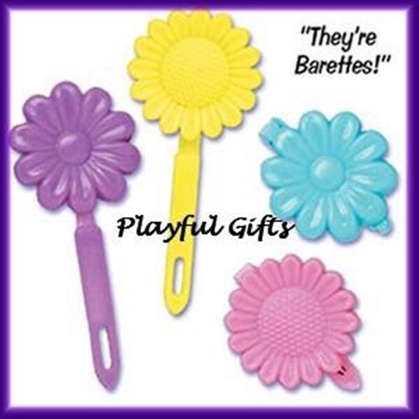 Flower Barrette Cupcake Picks (39) Hair Spa Party Girl Diva Birthday gallery