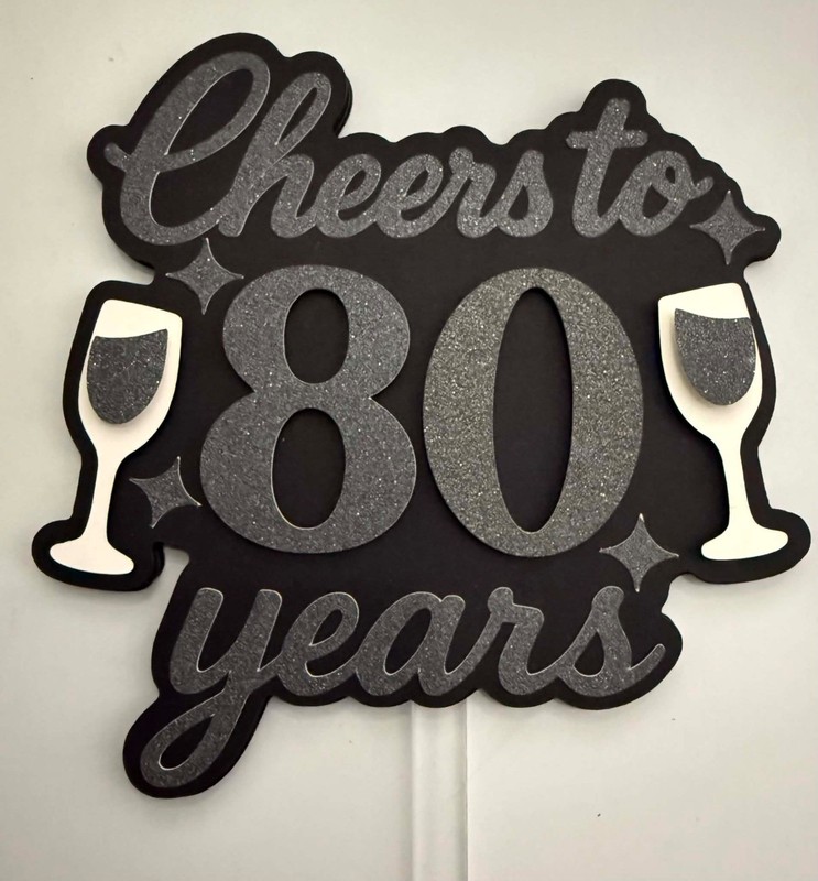 *PERSONALISED AGE 3D BIRTHDAY CAKE TOPPERS you choose age & colour from pictures gallery