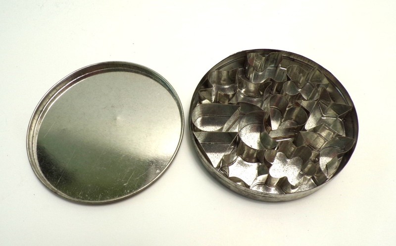 12 Assort. Mini Cutters for Pastry Fondant Crafts Heart Star Moon Diamond Spade gallery