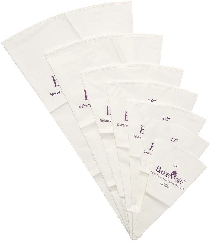 Reusable Pastry Bag, 24", Double-Coated Polyurethane Cake Piping Bag, Reinfor... gallery