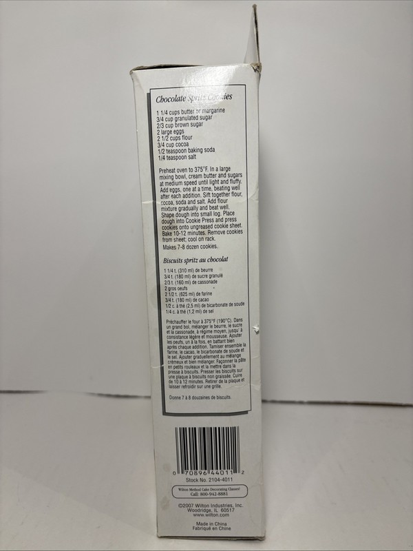 Wilton Comfort Grip COOKIE PRESS 12-Discs Ergonomic Easy Squeeze Handle Sealed gallery