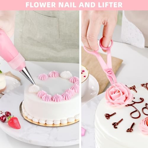 Cake Decorating Kit: Decorating Supplies Tools Kit 138 PCS Pink (138 PCS) gallery
