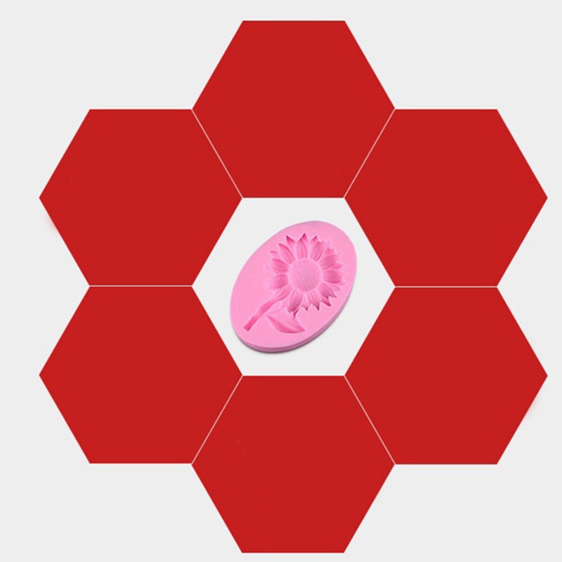 1PC Flower Candy Mold Silicone Baking Mold Valentine s Day Chocolate Mold gallery