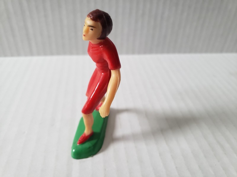 Vintage Women Red Dress Bowler Bowling Plastic Cake Topper gallery