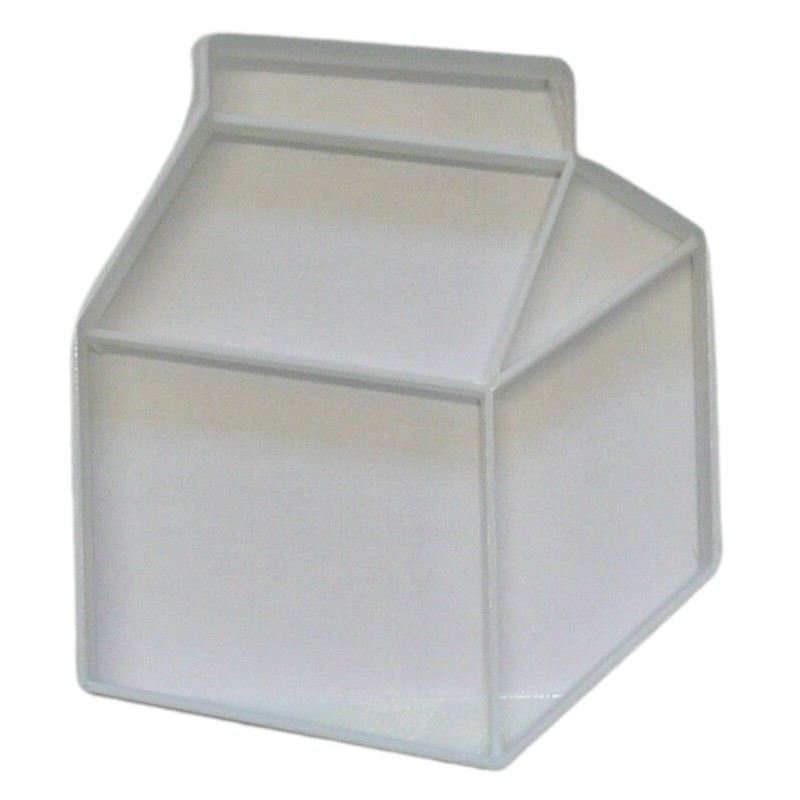VINTAGE STYLE MILK CARTON SCHOOL LUNCH DETAILED COOKIE CUTTER MADE IN USA PR5029