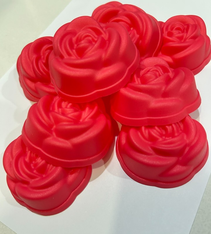 10 Pcs Cavity Rose Cake, Gelatin, Jelly Or Pudding Mold gallery