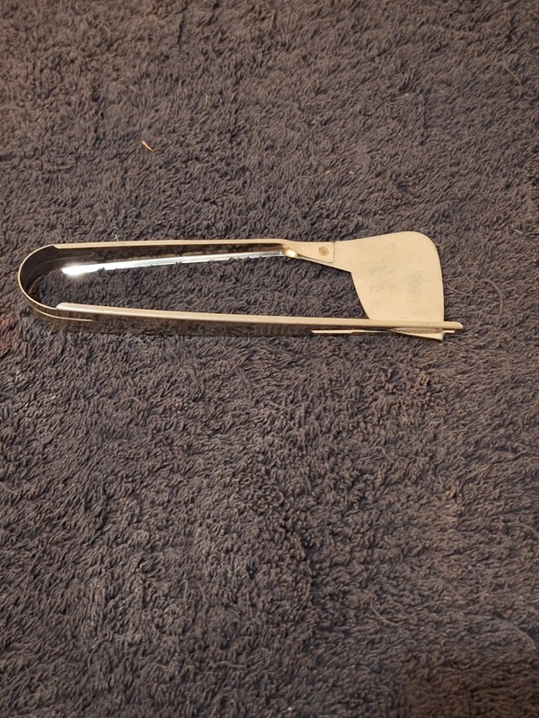 Vintage Cookie Dropper/Butter Cutter Metal 6-1/8" Long gallery