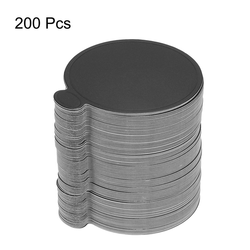 200pcs Mini Cake Boards Mousse Cake Cardboards Round for Cake Bases Black gallery