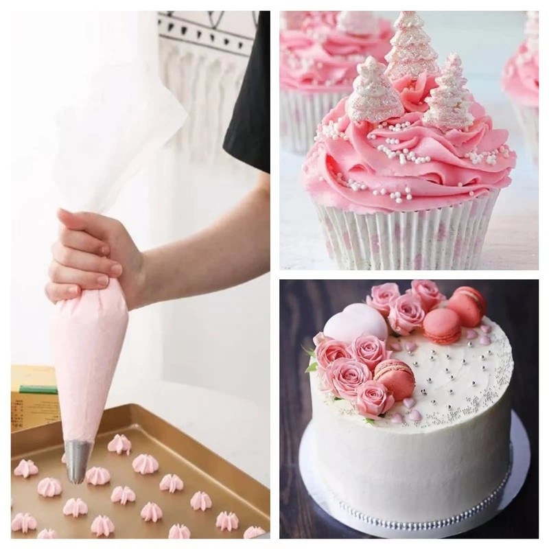 24 Inch Extra Large Piping Bags Disposable, Thickened 100Pcs Disposable Clear... gallery