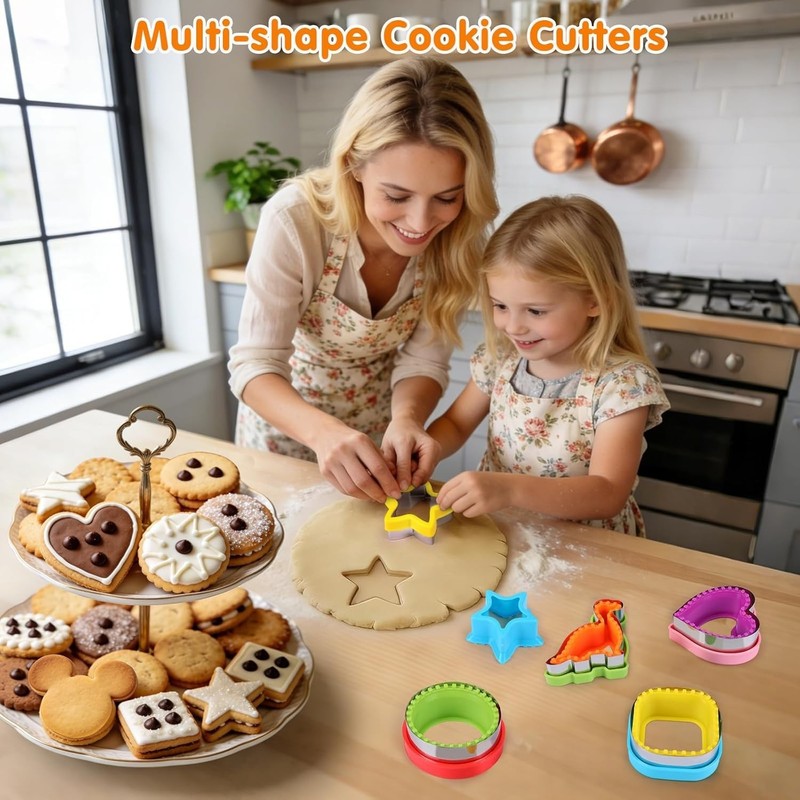 Bento Box Essential: 8-Pc Cute Sandwich Cutters to Make Lunch Fun & Healthy gallery
