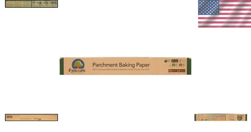 Eco-Friendly 70 Sq Ft Parchment Baking Paper - No Greasing Needed, Nonstick gallery