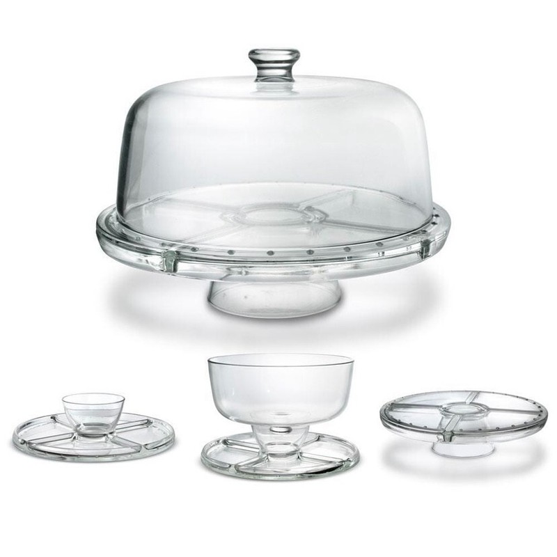 Napoli by Mikasa - 4-in-1 Cake Plate with Dome gallery