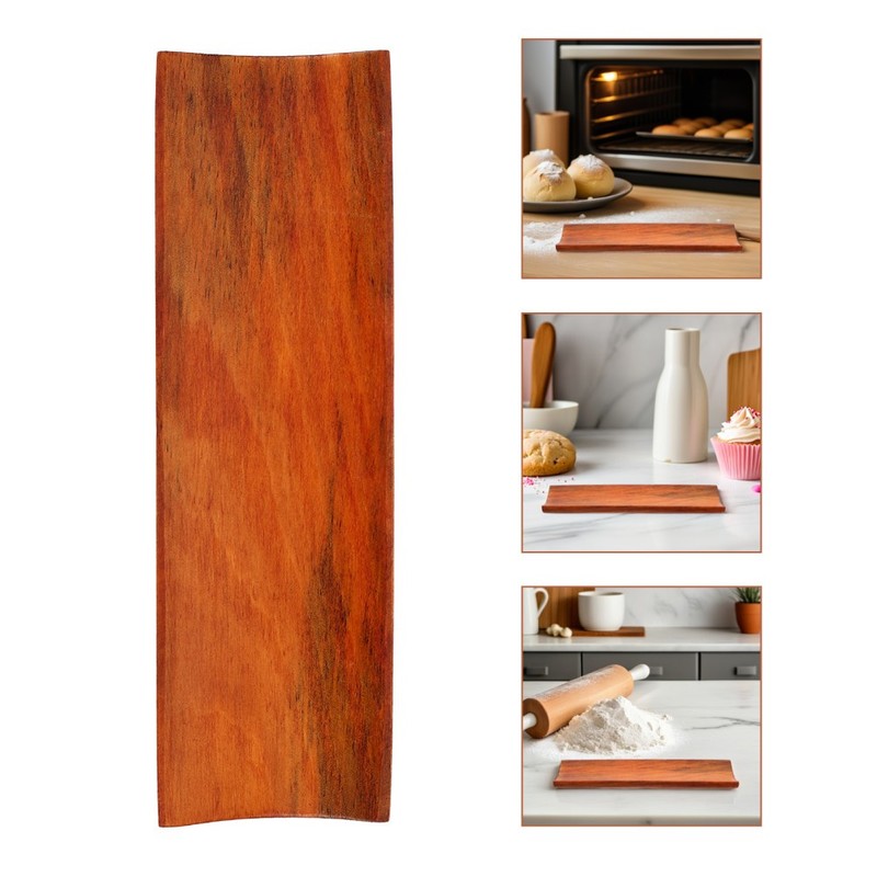 Rolling Pin Wooden Base Kitchen Organizer Rack Counter Holder for Utensils gallery