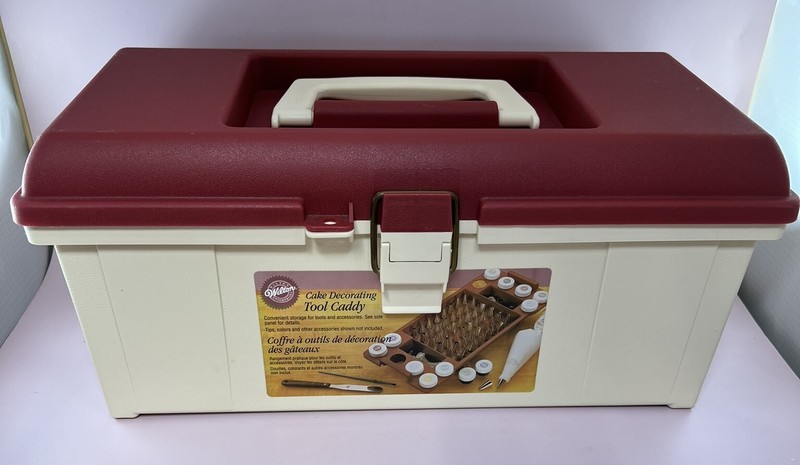 Wilton Cake Decorating Tool Caddy w/ lift-out tray