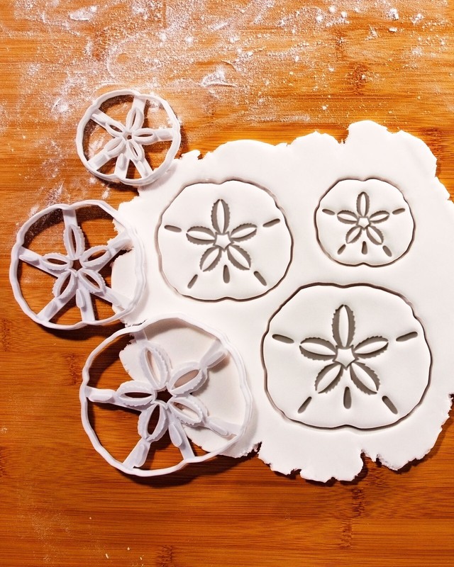 Set of 3 Sand Dollar Cookie Cutters – nautical shell beach party ocean mermaid