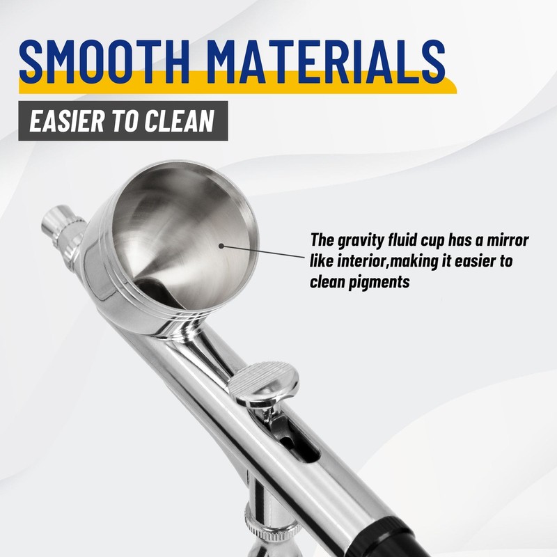 Timbertech Professional Double Action Airbrush BD-130 Mounted 0.3mm black gallery