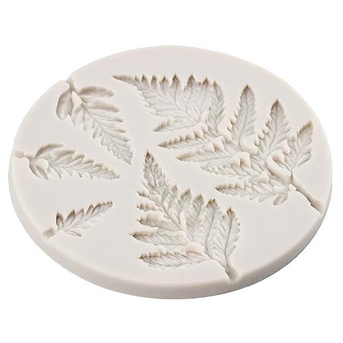 Tree Leaf Silicone Mold Fern Leaves Fondant Molds Fern Mold For Cake Style B gallery