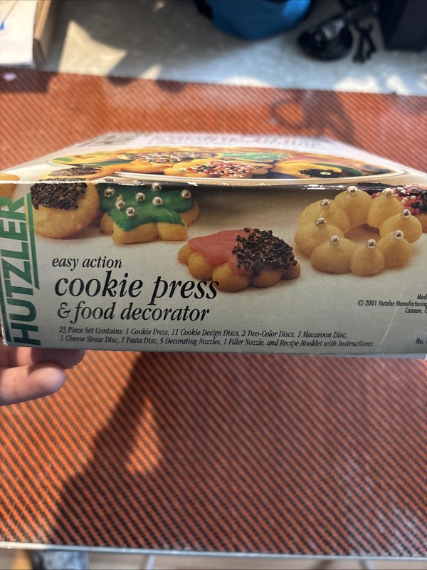 Hutzler Cookie Press & Decorator Original 2001 BRAND NEW IN BOX gallery