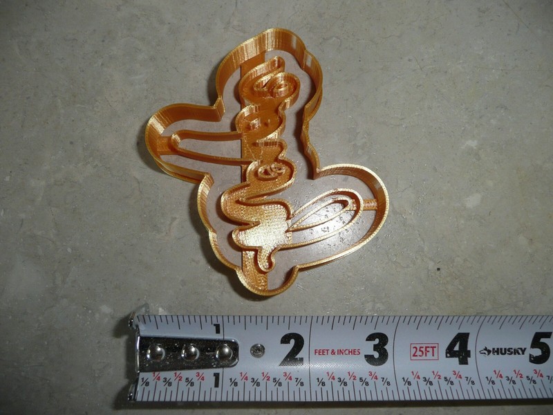 HOPE WORD CURSIVE LETTERS DETAILED COOKIE CUTTER MADE IN USA PR5055 gallery