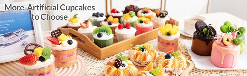 Fake Cupcakes, Artificial Cupcakes for Display, Faux Cake Décor, gallery
